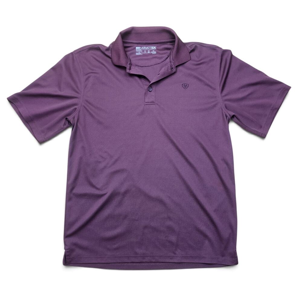 ARIAT AriatTEK Performance Polo Shirt Mens S Golf Everyday Western Cowboy Casual